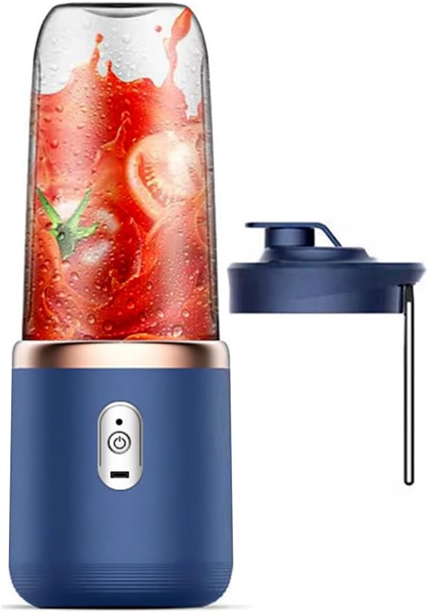 Portable Blender Wireless Personal Size Blender with 6 Sharp Blades Mini Fruit Juice Blender for Shakes and Smoothies