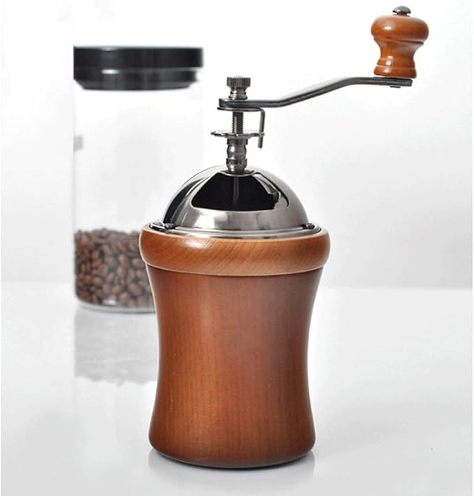 Coffee machine wooden dome hand grinder machine ceramic core grinding machine coffee grinder