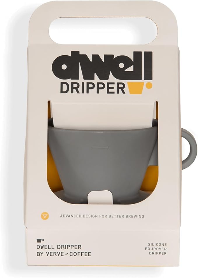 Verve Dwell Dripper Pour Over Coffee Maker Set Non-Electric Coffee Dripper Manual Brew Maker (Grey)
