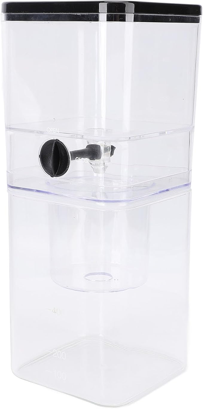 Fabater Cold Brew Coffee Maker 400ml Portable Ice Drip Coffee Brewer Iced Machine with Removable Reservoir Filter for Home Office Travel