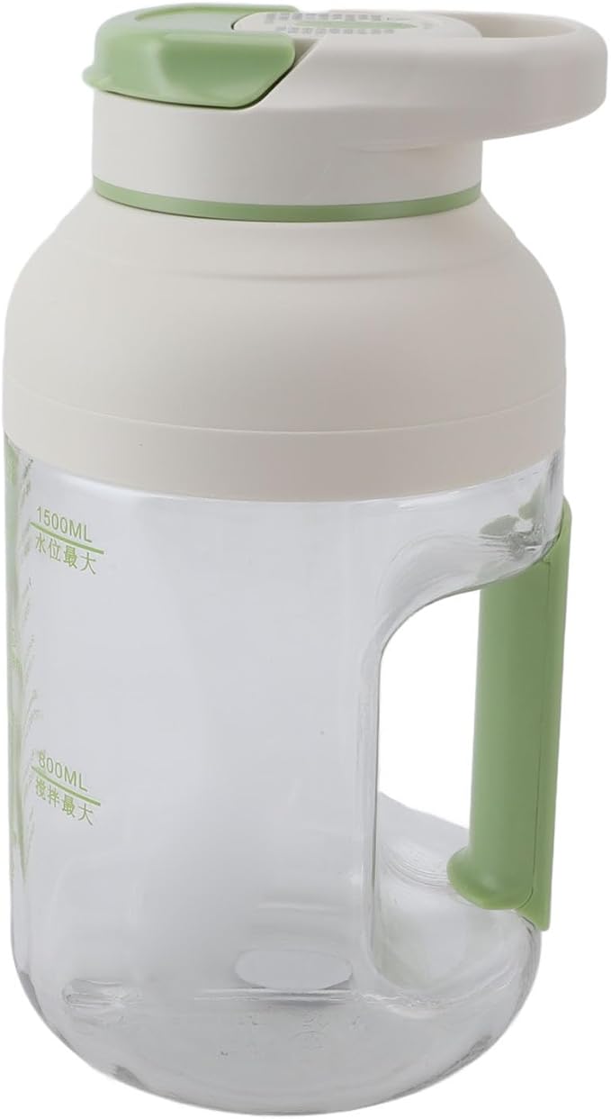 Focket Juicer Machine 800 Ml Cordless Portable Blender with 3000 mAh Battery for Kitchen Travel Office Gym (GREEN)