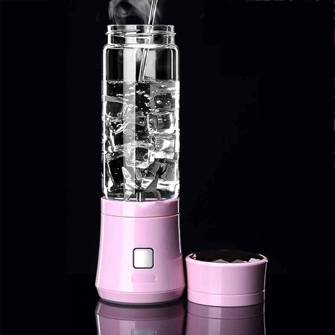 Portable Blender - Personal Blender Mini Blender with USB Rechargeable 6 Blades Handheld Blender for Sports Travel Gym Kitchen (Color : White)