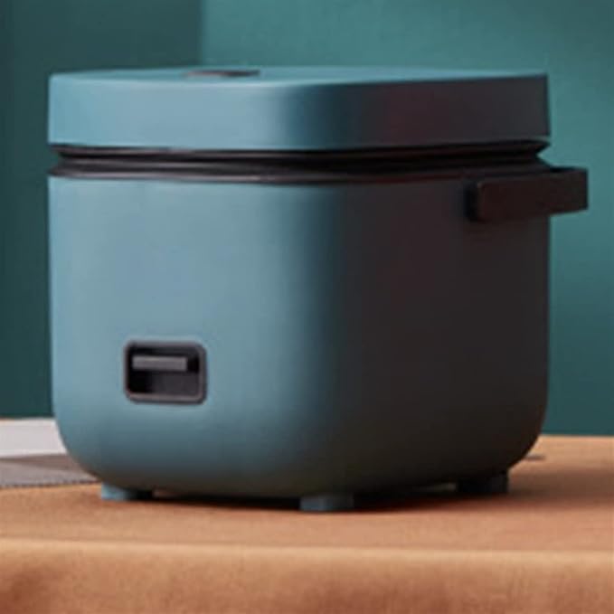 Rice Cooker - Mini Electric Rice Cooker Home Kitchen Appliances 2-layer Heating Food Steamer Multifunction Meal Cooking Pot (Color : Blue)