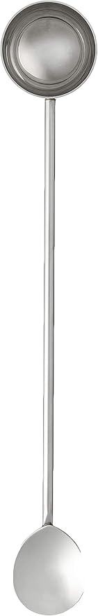Frieling Double-Walled Stainless Steel French Press Coffee Maker Navy 34 Ounce Plus 18/10 Stainless Steel Coffee Scoop/Stirrer 2 TBLS
