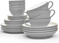Noritake Colorwave Slate 24-Piece Dinnerware Set Service for 4