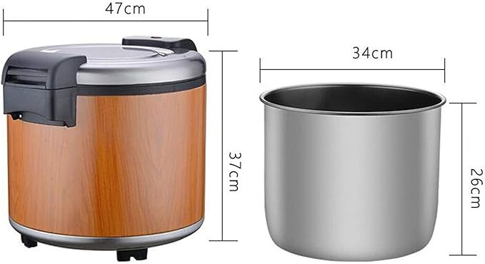 Household Rice Cooker Commercial Electric Heat Preservation Bucket Large Capacity 23L Non-Stick Pan Automatic Cooking