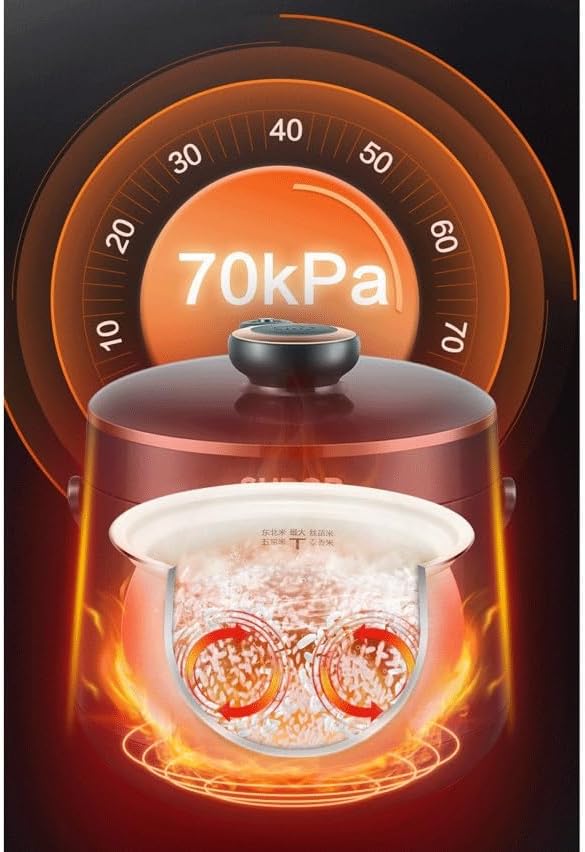 Household Small Multifunctional Electric Pressure Cooker Large Capacity Intelligent and Portable