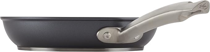 Anolon Accolade Forged Hard Anodized Nonstick Frying Pans/Skillet Set 8 Inch and 10 Inch - Moonstone Gray