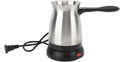 110V Electric Turkish Coffee Pot 600ML Stainless Steel Turkish Coffee Maker Kettle for Home