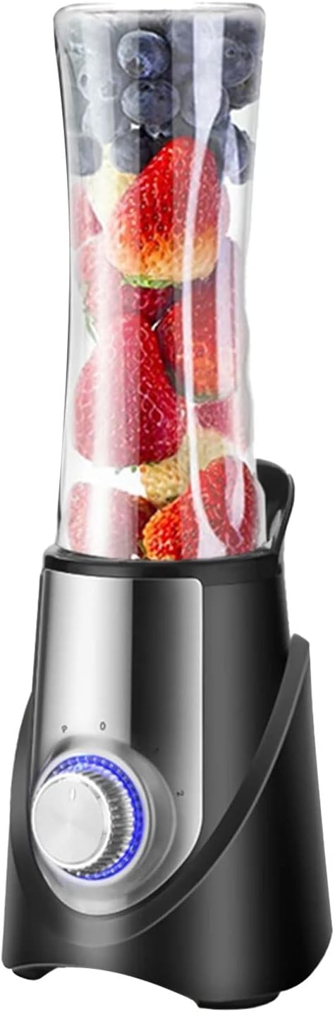 Blender 350W Electric Fruit Mixer with Lids Multifunctional Food Processing Blender Low Noise Countertop Blender for Home Fruits Vegetables(Three Cup)