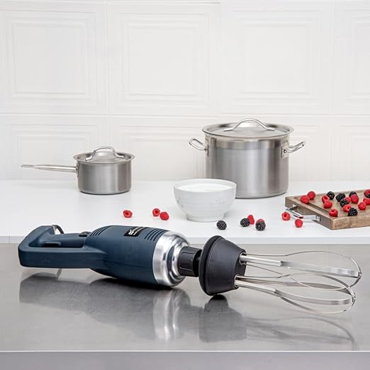 Restaurantware-ATTACHMENT ONLY: Hi Tek 10 Inch Immersion Blender Whisk 1 Dishwashable Blending Whisk - Blender Sold Separately Durable Stainless Steel Whisks Blenders Attachment
