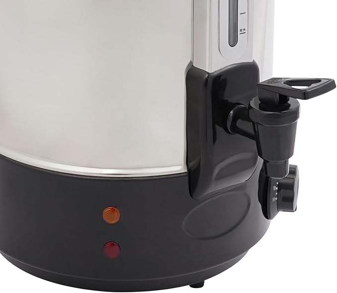 Commercial Coffee Maker Stainless Steel Beverage Dispenser Quick Brewing Coffee Urn for Coffee &amp Hot Tea Cold Milk Water (Black 18L)