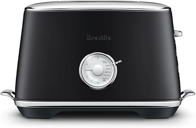 Breville BTA735BTR Toast Select Luxe Kitchen Toaster 2 Slice Black Truffle