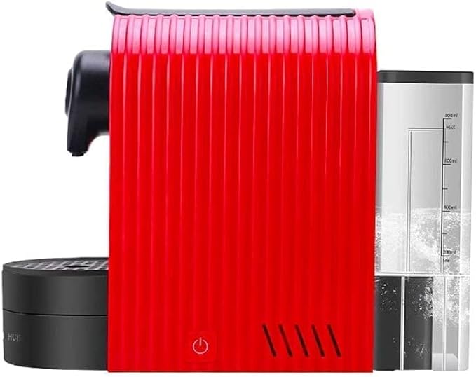 Automatic Brewing Coffee Grinder Household Portable Coffee Machine Automatic Small Grinding Integrated Italian Office Grinder Juice Machine (Color : Rojo)