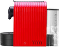 Automatic Brewing Coffee Grinder Household Portable Coffee Machine Automatic Small Grinding Integrated Italian Office Grinder Juice Machine (Color : Rojo)