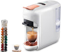 5-in-1 Coffee MachineCapsule Coffee Machine 7-Speed Water Level AdjustmentHot and Cold Switchable19bar High Pressure Extraction600ml Water TankCompatible with a Variety Of Capsules
