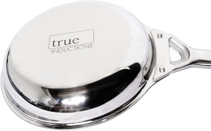True Induction Cookware (8in. Egg Skillet with lid)