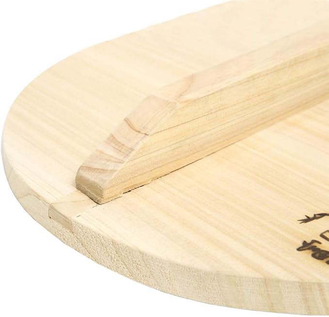 Kitchen Steam Rice Wood Bucket with Anti-Scald Handle Flat Lid And Scoop Bucket Steamed Rice Barrel Restaurant Steamer Rice Cask for Asian Cooking(Fir)