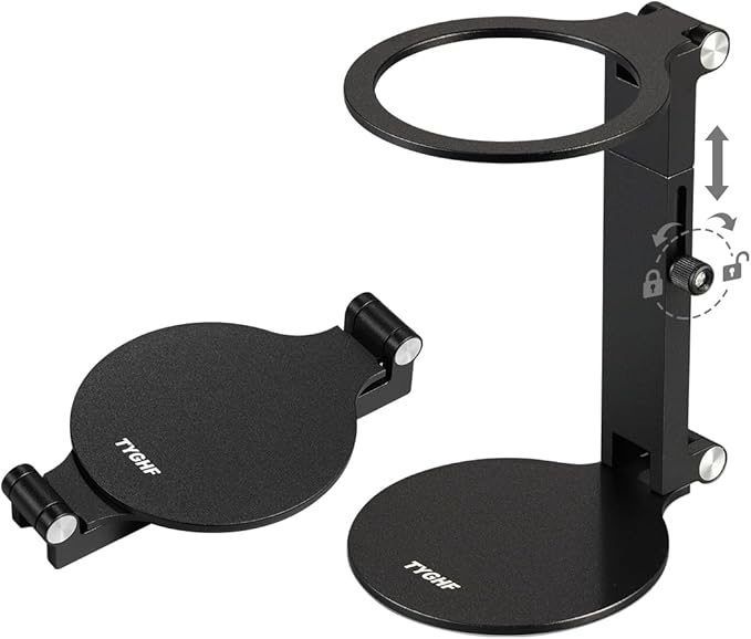 Pour Over Coffee Maker StandAdjustable &amp Foldable Portable Electric Espresso Machine StandHolder for Coffee GrinderUniversal DripperV60 DripperTravel Coffee Maker Press Black