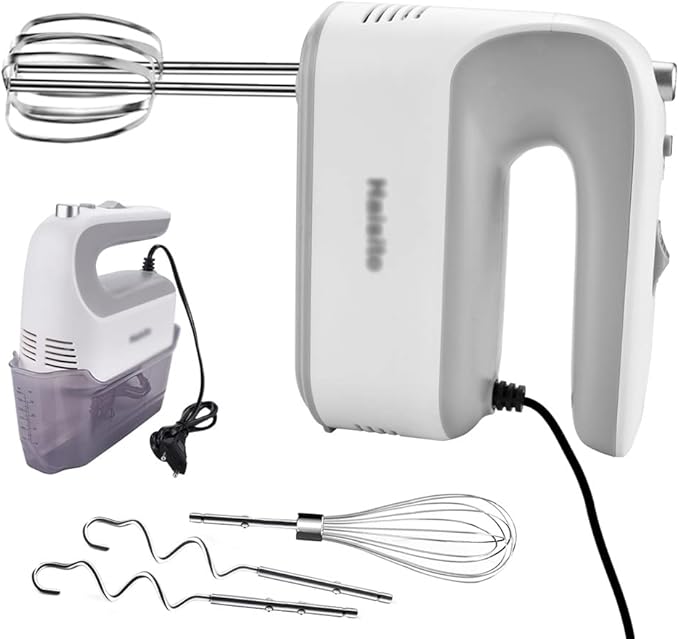 350W Electric Hand Mixer 5 Speed Food Blender Handheld Mixer Egg Beater Automatic Cream (A (A As the picture shows)
