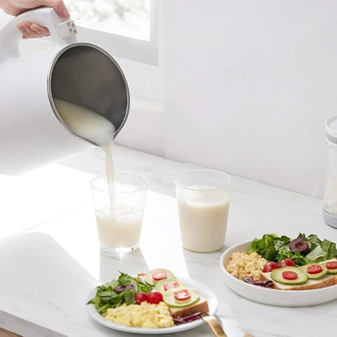 Soybean Milk Maker 1300ML Automatic Hot Soy Milk Maker Stainless Steel SOYA Bean Machine Juicer