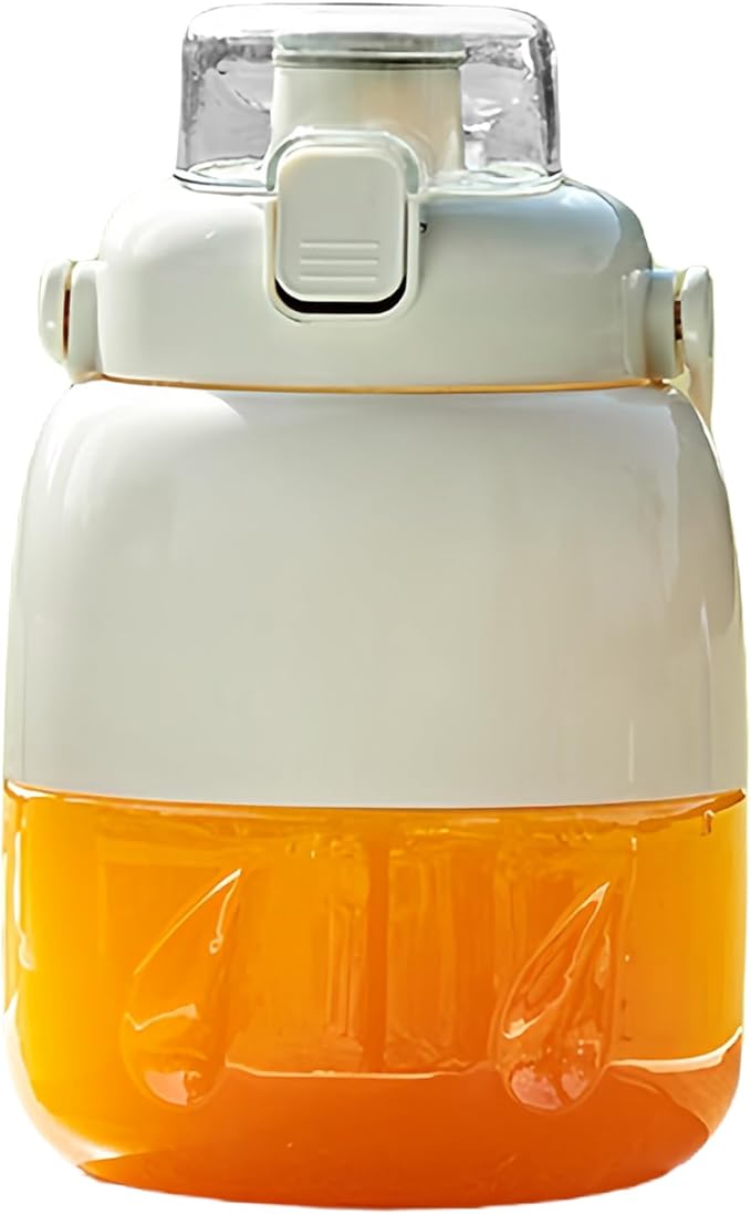 Portable Double Cover Juicer With Lightweight Design 21x12cm Portable Smoo-thie Blender Cordless Fruit Juicer Easy To Clean &amp Safe For Citrus Lemon Lime Orange Smoo-thie Juice Gym Use