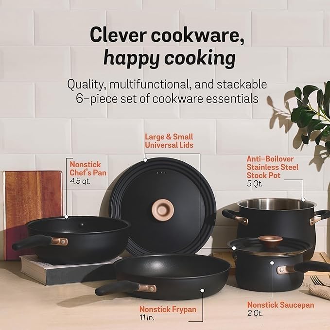Nonstick Cookware Set (Cookware Set (6 Piece))