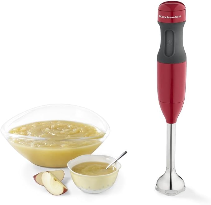 KitchenAid KHB1231 2-Speed Hand Blender Empire Red - KHB1231ER (Renewed)