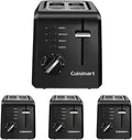 Cuisinart CPT-122BK 2-Slice Compact Plastic ToasterBlack(Pack of 4)