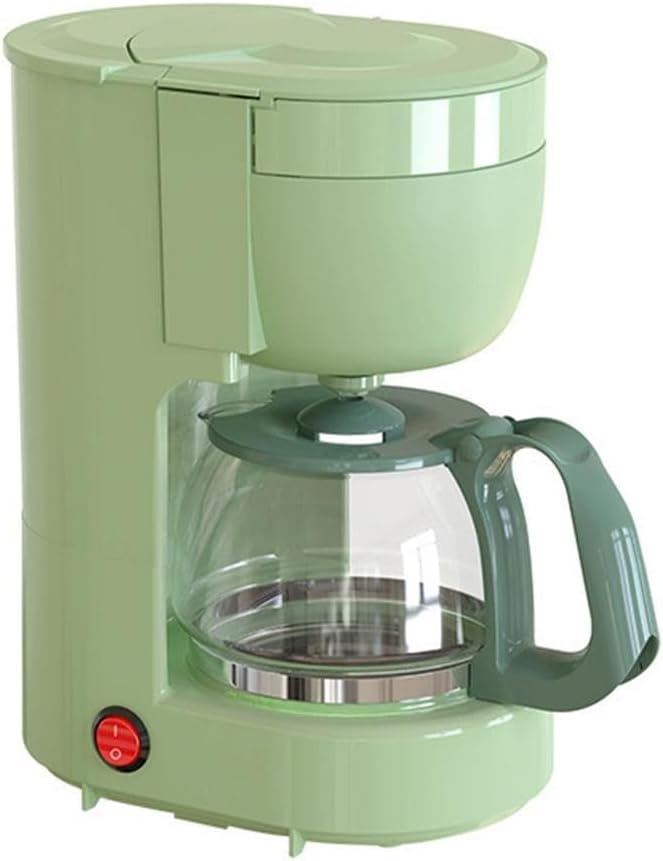 Drip Coffee Maker With 2-Hour Keep Warm And Auto Shut-Off Programmable 24-Hour Timer Reusable Filter Black/Green(Is black)