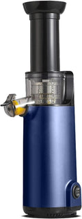 Portable Blender Automatic Small Masticating Juicer Machines Compact Slow Juicer Cold Press 120W Motor Reverse Function Higher Juice Yield