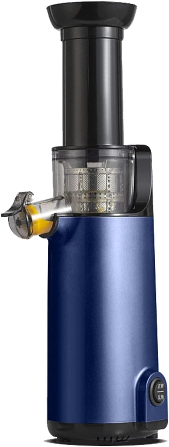 Portable Blender Automatic Small Masticating Juicer Machines Compact Slow Juicer Cold Press 120W Motor Reverse Function Higher Juice Yield