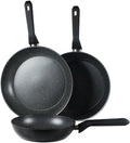 Serenk Pots and Pans Set Stainless Steel Non Stick 7 Pieces Non Toxic Cokware Induction Cookware w/Pots &amp Pans &amp Saucepans Cooking Sets Pots and Pans (Fryin Pan Set 3 Pc)