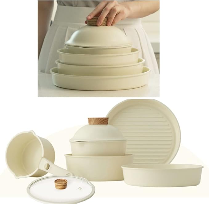 Sodam Cookware with clear lid Set of 6P