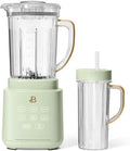 Power Exact Countertop Blender System 700W Motor 50oz Tritan Jar 20oz To-Go Cup 4 Presets 3 Speeds PrecisionSense Technology (Green)