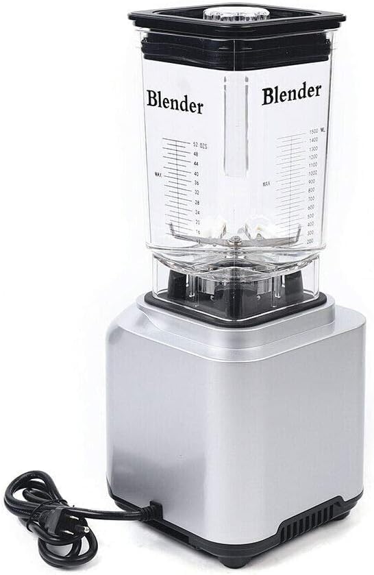 Commercial Blender 2200W Mixer Power Smoothie Juicer Shakes Maker Heavy Duty with 1.5L/50.72 oz Dishwasher-Safe Pitcher Ice Crusher for Frozen Drinks &amp Smoothies