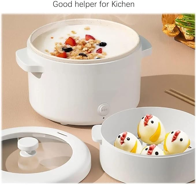 Portable rice cookerMultifunction Electric Cooking Machine Hot Pot Household 1-2 People Rice Cooker 2L Non-Stick Pan for Home