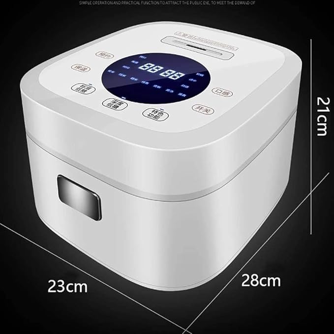 Low Sugar Rice Cooker - 3L Home Multi-Function Fully Automatic Non-Sticking Inner Lined Separated Rice Soup Perfect for 2-4 People
