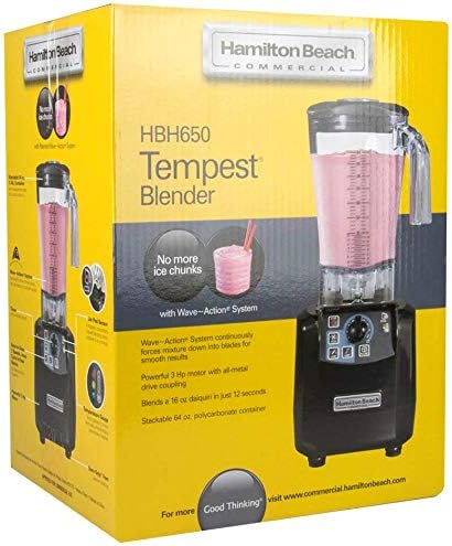 Hamilton Beach Commercial Hamilton Beach HBH650 Commercial Tempest Blender Black