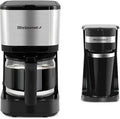 Bundle of Elite Gourmet EHC9420 Automatic Brew &amp Drip Coffee Maker + Elite Gourmet EHC113 Personal Single-Serve Compact Coffee Maker Brewer Includes 14Oz. Stainless Steel Thermal Travel Mug Black