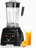 Huanyu Countertop Blender 68 oz 2200W with Speed Control Timer for Fruit Smoothie Ice Soy Milk Hot Soups Frozen Desserts Crush Mix Home Commercial G1100 2L (110V Black)