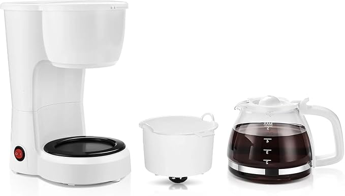 Mainstays 5 Cup Coffee Maker White
