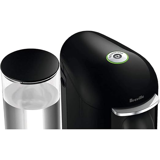 Nespresso Vertuo Plus Deluxe Coffee and Espresso Maker by Breville Piano Black with Aeroccino Milk Frother