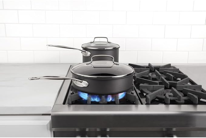 Cuisinart Chef's Classic Nonstick Hard Anodized Cookware 13 Piece Set 66-13