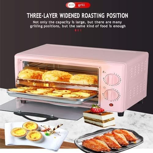 12L Mini Air Fryer Oven - Multi-Function Convection Toaster for Countertop Cooking Ideal for Baking Roasting &amp Air Frying Compact Space-Saving Design Easy to Use