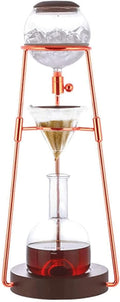 Beverage Equipment Durable Cold Brew Coffee Maker 500ML/16.9oz 4-6 Cups Iced Drip Coffee Maker Coffee Maker with Adjustable Dripper ＆ Filter Siphon Coffee Maker