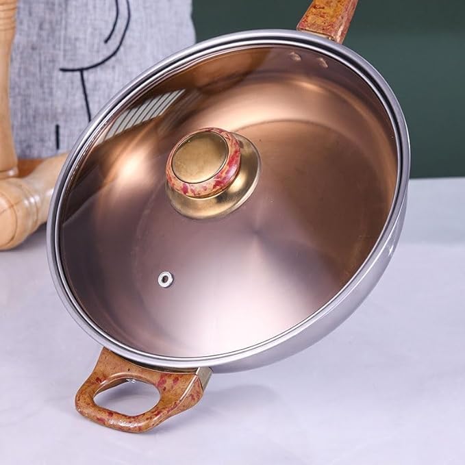 Easy to clean Multi Stove Type Use Cookware Sets Stainless Steel Soup Pot Kitchen Household Set Kitchen