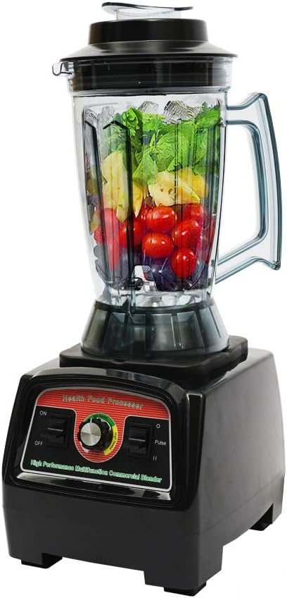 Professional Smoothie Blender 2800W Commercial Blender for Smoothies Shakes Frozen Drinks and Food Blending Adjustable Speed Blenders for Kitchen with 132-oz Pitcher