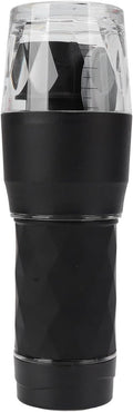 Maual Hand Coffee Maker Portable Travel Coffee Machine Compatible Ground Coffee and Coffee for Camping Hiking (Black)