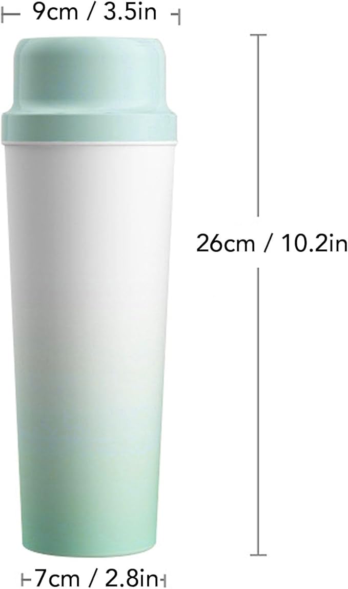 650ML Portable Blender 60W Cordless Rechargeable Personal Blender Juicer Cup with Lid Fruit Juicer Cup for Mixing Home Office Gym Outdoor